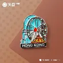 Meeet Hong Kong - HK Observation Wheel Magnet