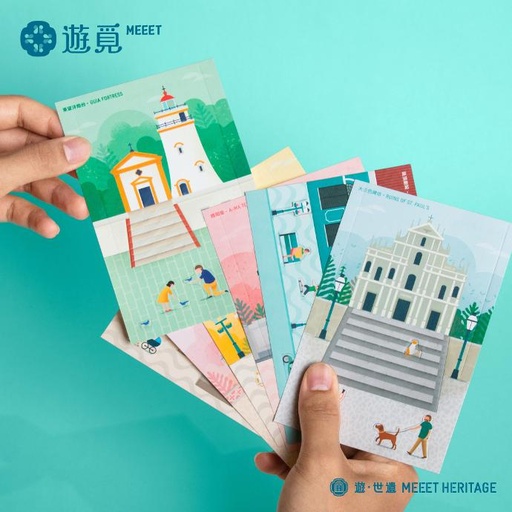 [H01-1000] MEEET Heritage Postcard Set (7 Designs/Pack)